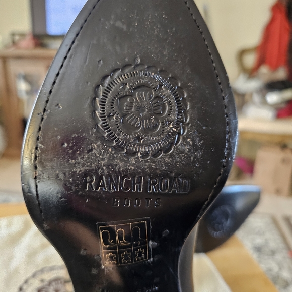 Ranch Road Boots - Authentic - Handmade in Spain - All Leather - Size 5.5 - RARE - Picture 4 of 8